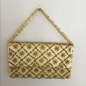 Vintage Bead and Pearl Evening Bag